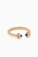 Yellow-Gold & Renaissance Blue Sapphires Ring Yellow-Gold & Renaissance Blue Sapphires Ring