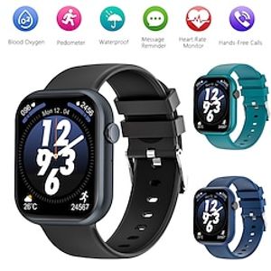 G20 Smart Watch 1.83 inch Smartwatch Fitness Running Watch Bluetooth Temperature Monitoring Pedometer Activity Tracker Compatible with Android iOS Women Men Waterproof Hands-Free Calls Message miniinthebox