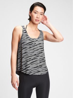 GapFit Breathe Henley Tank Top GapFit Breathe Henley Tank Top