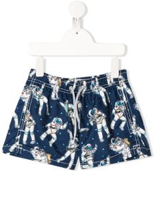 Mc2 Saint Barth Kids Jean astronaut swimming trunks - Blue