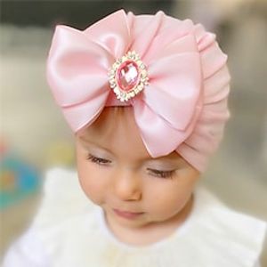 1pcs Toddler  Baby Girls' Active  Sweet Daily Wear  Casual  Daily Solid Colored Bow Polyester Hats  Caps Blue  Purple  Yellow Kid onesize Lightinthebox