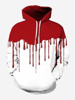 Halloween Blood Print Women Hoodie