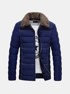 Thicken Fleece Collar Puffer Jacket