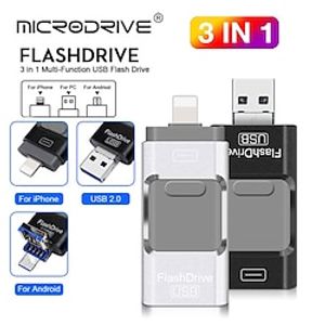 new OTG usb for iphone 7 usb flash drive for ipad mini pen drive 8GB 16GB 64GB 128GB pendrive 32GB memoria cel usb stick usb 3.0 Lightinthebox