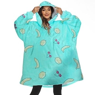 Wearable Blanket, Oversized Sweatshirt Blanket for Adults Women Men, Gift, Cozy and Fuzzy Sherpa Blanket Lightinthebox