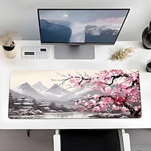Mouse Pad Large Keyboard Pad Topographic Mouse Pad Mouse Pad for Keyboard with Anti-Slip Rubber Base, Extended Desk Pad Lightinthebox