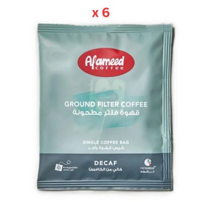 Alameed Amercian Filter Coffee Decaf 14G Pack Of 6 Alameed Amercian Filter Coffee Decaf 14G Pack Of 6
