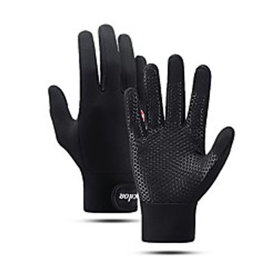 Touch Gloves Warm Skidproof Reduces Chafing Skiing Full Finger Gloves Sports Gloves Black for Adults' Outdoor Exercise Activity  Sports Gloves Lightinthebox