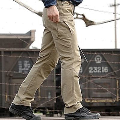 Men's Cargo Pants Cargo Trousers Tactical Pants Pocket Plain Comfort Breathable Outdoor Daily Going out Fashion Casual Khaki Lightinthebox Men's Cargo Pants Cargo Trousers Tactical Pants Pocket Plain Comfort Breathable Outdoor Daily Going out Fashion Casual Khaki Lightinthebox