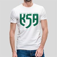 Men's Unisex Tee T shirt Hot Stamping Symbol Graphic Prints Plus Size Print Short Sleeve Casual Tops Cotton Basic Fashion Designer Big and Tall White Lightinthebox - thumbnail