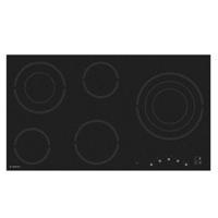 Ariston Electric Built-In Ceramic Hob 90cm, 5Heat Zones, Double Burner, Black - HR9020B