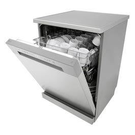 LG QuadWash Dishwasher, 14 Place Settings, EasyRack Plus, Inverter Direct Drive - Platinum Silver [DFC612FV]