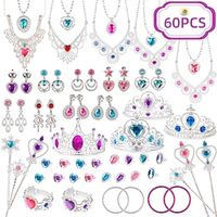 Children's Necklace Bracelet Cute Pendant Girl's Jewelry Creative Princess Scepter Jewelry Gift Box Fairy Colored Bracelet Gifts for girls aged 4-6 years old Lightinthebox - thumbnail