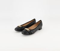 Womens  D Wistrey Flat Shoes  Black - thumbnail