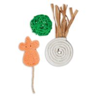 Petmate Jackson Galaxy Natural Play Time Cat Toy 3 Pack