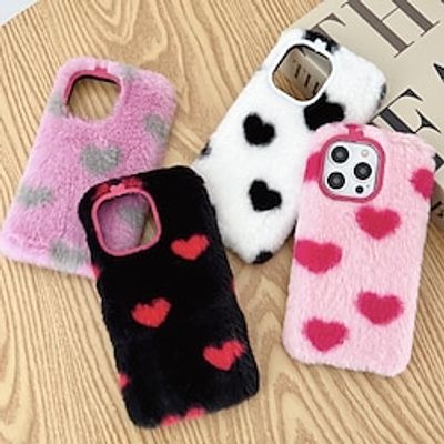 Phone Case For iPhone 15 Pro Max Plus iPhone 14 13 12 11 Pro Max Mini SE X XR XS Max 8 7 Plus Novelty Back Cover Shockproof Plush TPU Plush Lightinthebox