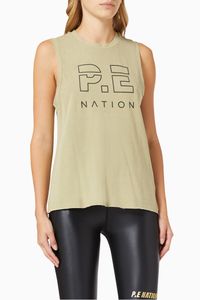 Shuffle High Twist Tank Top in Organic Cotton