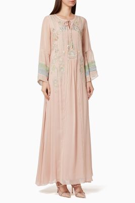 Floral Embellished Kaftan Floral Embellished Kaftan