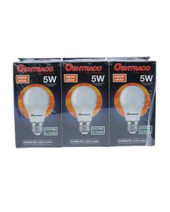 Oshtraco Led Lamp 5W E27 Warm Light Set Of 3