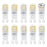 10pcs Dimmable Super Bright G9 LED Light Bulb 3W 220V 2835 Lamp Cold White/Warm White Constant Power Light LED Lighting G9 Bulbs miniinthebox - thumbnail