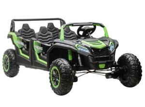 Megastar Blade xxl Kids Electric Ride-on 4 seater Dune Buggy Jeep 24 V - YSA 032 24v - GRN (UAE Delivery Only)