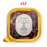 Canagan Petite Country Game Pate Small Wet Dog Food 100g (Pack of 12)