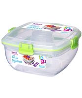 Sistema Salad To Go 1.1L Green Clip