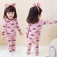 Cartoon Pattern Kids Pajamas Sets 1-7Y