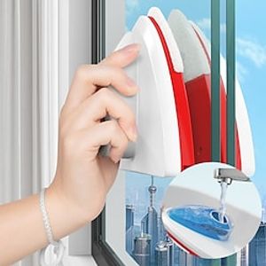 Magnetic Window Cleaner Double-Layer Glass Wiper Automatic Water Discharge Glass Wiper Magnetic Brush Household Cleaning Tools Lightinthebox