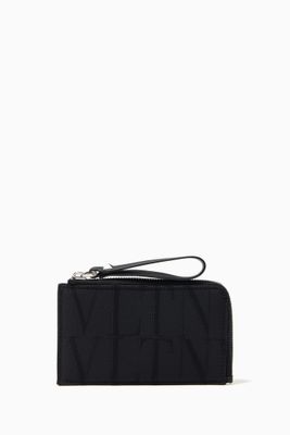 Valentino Garavani VLTN TIMES Cardholder in Nylon