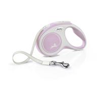 Flexi New Comfort S Tape Cat/Dog Leash 5M - Rose - thumbnail