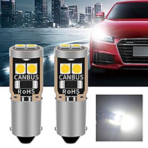 10PCS Car LED BA9S LED Canbus car interior light  6 SMD 3030 LED Instrument Lights bulb Wedge light no error 12V miniinthebox