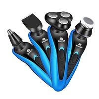 4D 4 in 1 Electric Shaver For Men Multi-Function Electric Shaver Razor USB Car Rechargeable Whole Body Washable Shavers miniinthebox - thumbnail