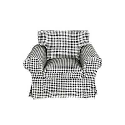 Ektorp 1 Seat Chair Sofa Cover with Cushion Cover, Replacement IKEA Ektorp Armchair Cover 1 Seat Couch Slipcover for Dogs, Replacement Sofa Furniture Protector miniinthebox