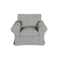 Ektorp 1 Seat Chair Sofa Cover with Cushion Cover, Replacement IKEA Ektorp Armchair Cover 1 Seat Couch Slipcover for Dogs, Replacement Sofa Furniture Protector miniinthebox - thumbnail