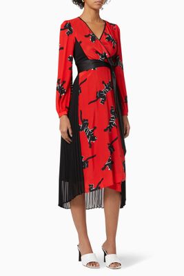 Ariadne Silk Crepe De Chine Wrap Dress Ariadne Silk Crepe De Chine Wrap Dress