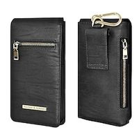 Outdoor Mountaineering Men's Mobile Phone Waist Bag Business Universal Mobile Phone Strap Waist Bag Sports Zipper Wallet Lightinthebox - thumbnail