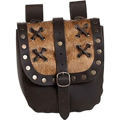 Medieval Renaissance Bag Belt Pouch Dice Bag Coin Purse Pirate Viking Men's Women's Cosplay Costume Masquerade Party LARP Bag Lightinthebox