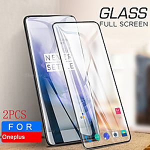 2PCS OnePlus Screen Protector OnePlus 8 Pro / OnePlus 7 Pro 5G / OnePlus 6T / OnePlus 5 / OnePlus Nord High Definition (HD) Front Screen Protector Tempered Glass miniinthebox