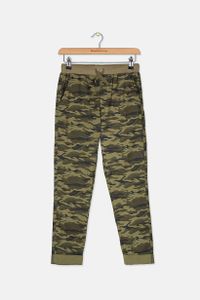 Big Boys Stretch Twill Camouflage Chino Pants  Olive Camo