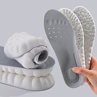 1 Pair Shock Absorption / Breathable / Wearable Insole Inserts Special Material All Shoes All Seasons Men's / Women's Black / Gray Lightinthebox