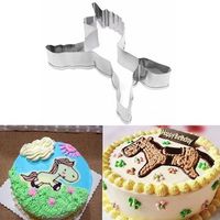 1pcs Unicorn Stainless Steel Cake Biscuit Moulds Cookie Cutter Fondant Icing Mold DIY Baking Tools