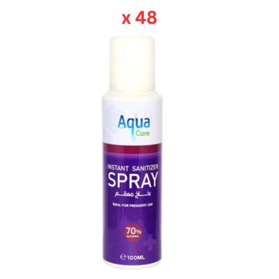 Aqua Care Hand Sanitizer Aerosol Spray 100ML x 48pcs Aqua Care Hand Sanitizer Aerosol Spray 100ML x 48pcs