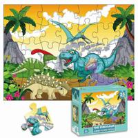 Little Story Jumbo Floor Jigsaw Puzzle Educational & Fun Game Dinosaurs World - 35 pcs LS_PZ_ZSDI