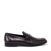Leather moccasin loafers - thumbnail