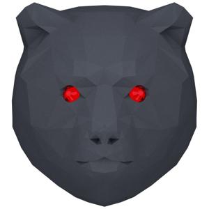 Medori 3D Bear Head Brutal Analogous To Escentric Molecules - Molecule 02 Ceramic Car Air Freshener For Vent