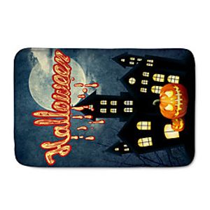 Rectangle Area Rugs Hand Tufted Flannelette Non Skid Halloween Skull Halloween Skull miniinthebox