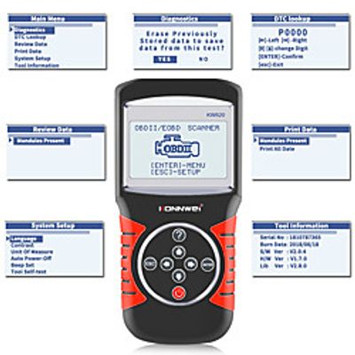 ms509 upgrade version kw820 autool car obd2 eobd fault diagnostic scanner elm327 miniinthebox