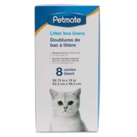 Petmate Litter Pan Liners 8Ct Jumbo