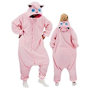 Adults' Kigurumi Pajamas Nightwear Onesie Pajamas Animal Cartoon Onesie Pajamas Funny Costume Flannel Cosplay For Men and Women Carnival Animal Sleepwear Cartoon miniinthebox
